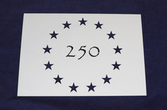 250 Anniversary Stencils