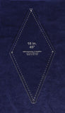 Quilt Templates-45 Degree Diamond 10 Inches with Guideline Holes