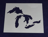 Great Lakes Stencil -Mylar 14 Mil 17 x 21.5 Inches