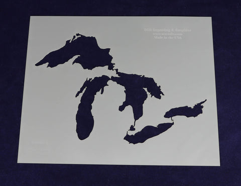 Great Lakes Stencil -Mylar 14 Mil 17 x 21.5 Inches