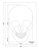 Extra Large Skull Stencil 14 Mil 18 X 24 Inches Painting /Crafts/ Templates