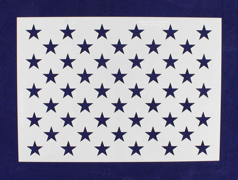 50 Star Field Stencil 14 Mil -G-Spec 21.5