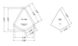 51 Piece 4 Inch High -"Kite" Shape Mylar Set -Quilting-Sewing