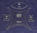 Double Wedding Ring-4 Piece Template Set-1/8 Inch