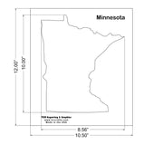 State of Minnesota Stencil 14 Mil 10.5 X 12 Inches -Painting /Crafts/ Templates