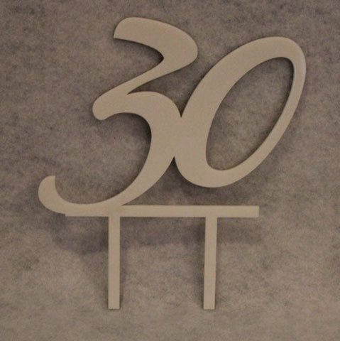 Birthday Cake Toppers - 30 - Assorted Colors