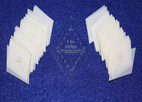 Mylar 1" Sides Diamonds 51 Piece Set - Quilting / Sewing Templates
