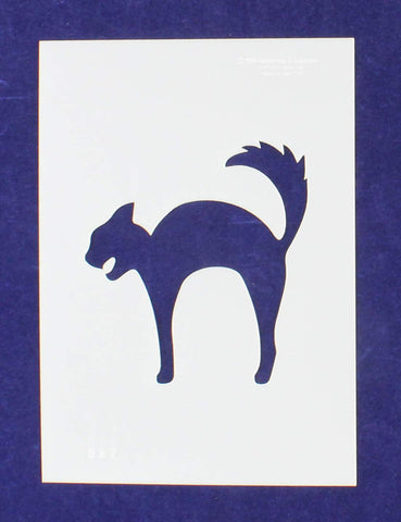 Parent Stencil Halloween Cat