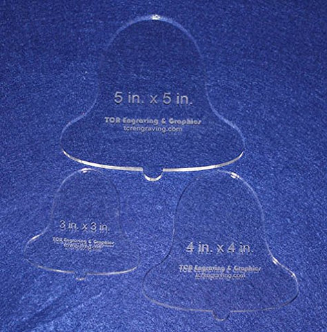 Holiday Bell 3 Pc Set - 3", 4", 5" 1/4"