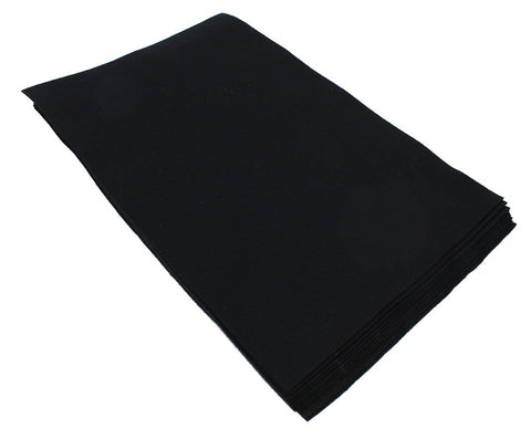 Fiesta Felt- 12x18- 10 Pieces- 100% Acrylic- Black