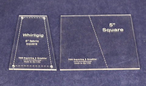 Whirligig Quilting Template-1/8 Inch Acrylic