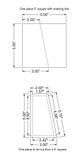 Whirligig Quilting Template-1/8 Inch Acrylic