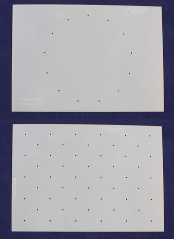 2 Piece Set Dot Field for American Flags G-Spec 10.5 x 14.82 Inches