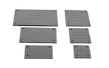 6 Piece Set Rectangles 3x1, 3x1.5, 4x2- Squares 1", 1.5", 2"