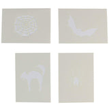 Parent Stencil Halloween 4 Piece Set (Cat, Bat, Web, Spider)