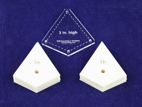 51 Piece 3 Inch High -"Kite" Shape Mylar Set -Quilting-Sewing