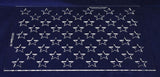 50 Star Field Set -11.34"H X 16"L"-G-Spec 1/8" Acrylic- Painting /Crafts/Templates