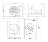 Parent Stencil Halloween 4 Piece Set (Cat, Bat, Web, Spider)