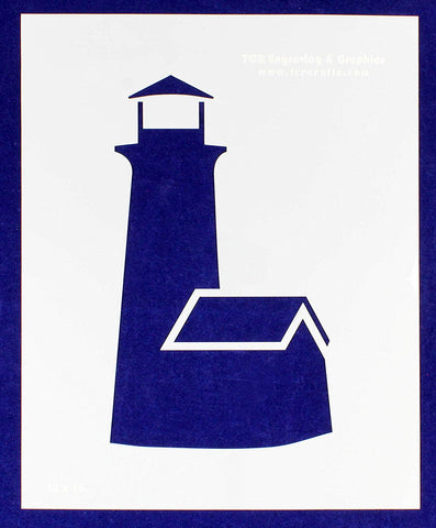 Lighthouse Stencil Mylar 1 Piece of 14 Mil 12 X 15 Inches-